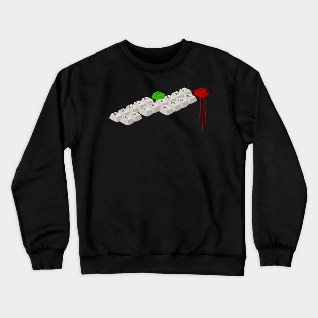 Press F8 to Reveal Your F8 Crewneck Sweatshirt by testamentcrux